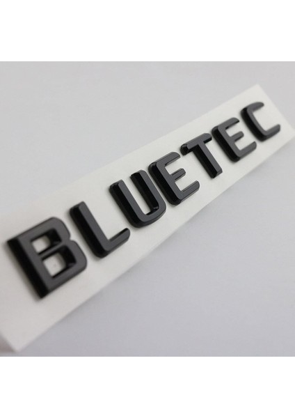 Mercedes Benz Bluetec Bagaj Yazı Abs Krom Siyah Car Logo Arma