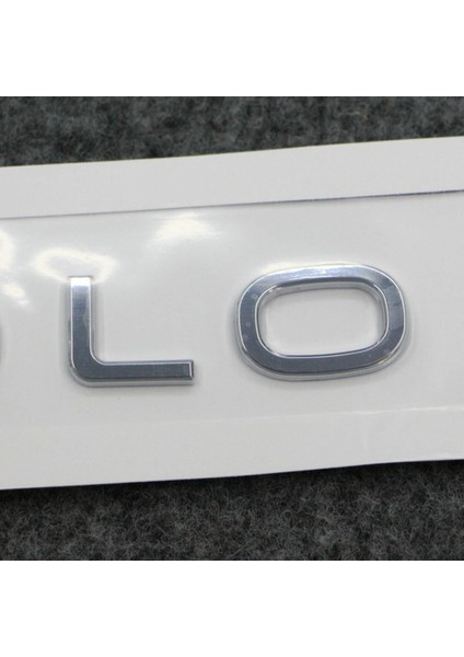 Volkswagen Polo Bagaj Yazı Abs Krom Renk Volkswagen Polo Rear Trunk Lettering Abs Chrome Color fiyatları