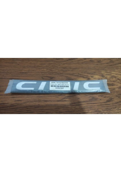 Honda Cıvıc Fc5 Bagaj Yazısı Civic Fc5 Bagaj Yazısı