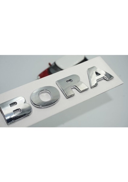 Volkswagen Bora Bagaj 3m 3D Krom Abs Logo Amblem