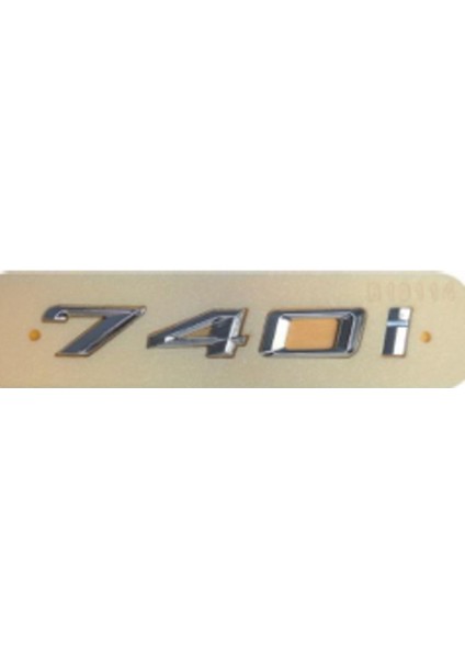 740I Krom Bagaj Yazısı 3A 3D 3ABS