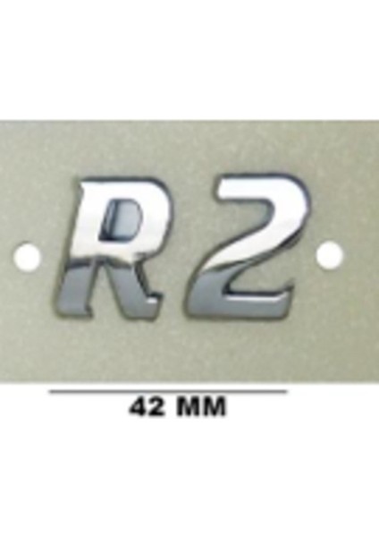R2 Krom Bagaj Yazısı 3A 3D 3ABS