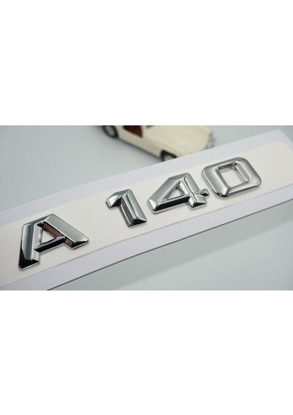 A 140 Uyumlu Bagaj Krom Metal 3m 3D Yazı Logo
