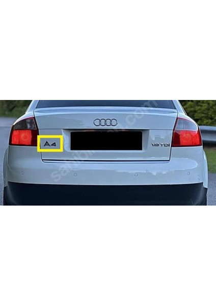 Audi Uyumlu A4 Krom Bagaj Yazısı 3m 3D Abs