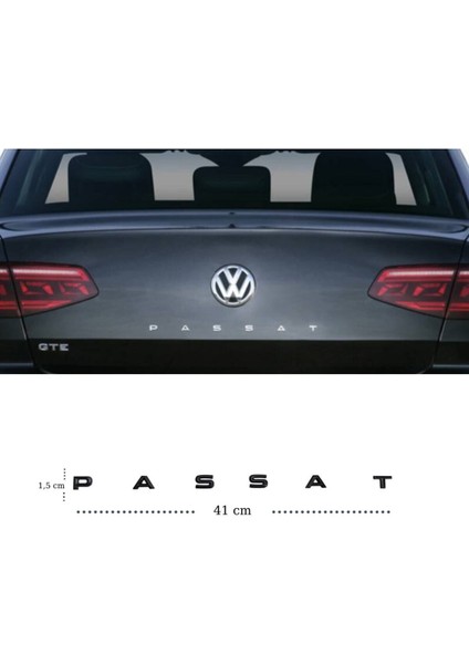 Passat Yazısı - Passat Bagaj Yazısı - Passat Bagaj Yazısı Ortada - Passat Yazısı B8 - Passat Yazısı