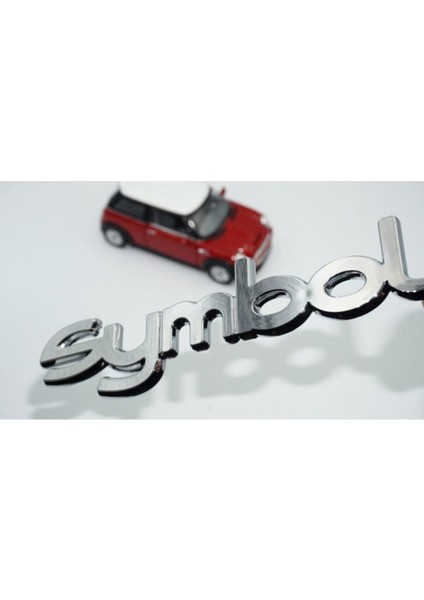 Renault Clio Uyumlu Bagaj 3m 3D Krom Abs Logo Amblem