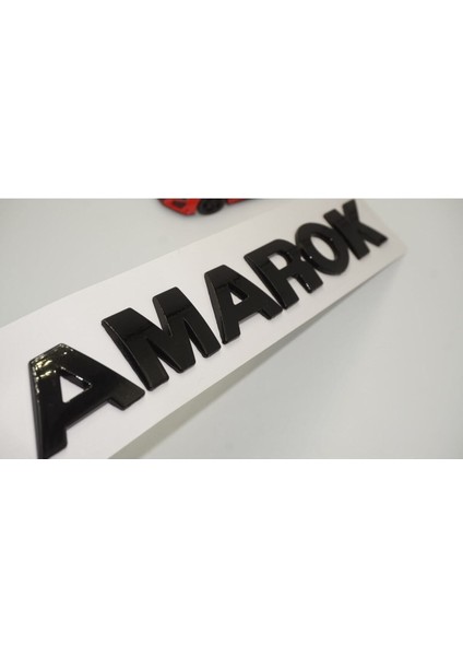 Vw Volkswagen Amarok Bagaj Siyah Abs 3m 3D Yazı Logo Amblem