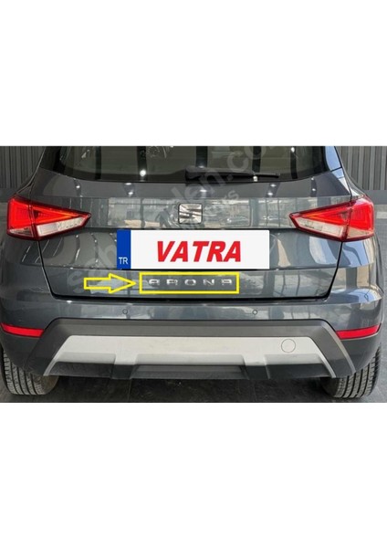 Seat Arona 1.6 Tdı Ecomotive Style 2016-2020 Uyumlu Arona Krom Bagaj Yazısı 3m 3D Abs