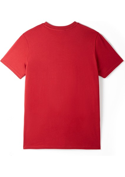 Lisanslı 2025 Şampiyonluk Kırmızı Özel Yetişkin T-Shirt