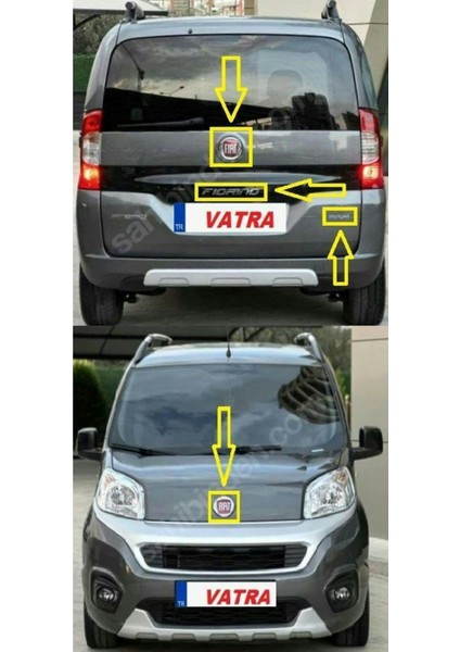 Fiorino Combi 1.3 Multijet Premio 2016-2021 Multijet ve Fıorıno Krom Bagaj Yazı-Kaput ve Bagaj Arma