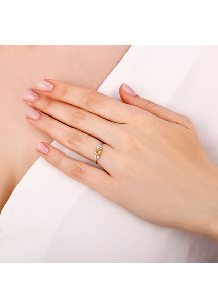 Sitrin Taşı Pırlanta Yüzük modelleri