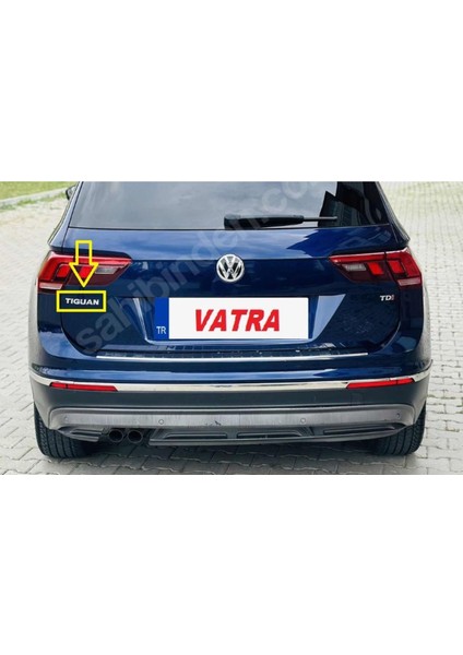 Tiguan 1.6 Tdı R Line 2016-2019 Model Uyumlu Tiguan Krom Bagaj Yazısı