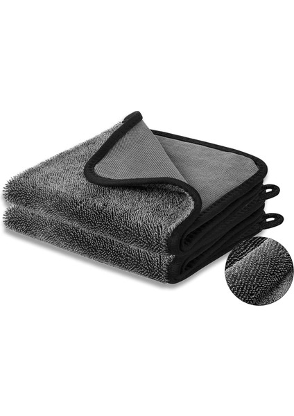 Auto 3 Adet Mikrofiber Kalın Oto Kurulama Havlusu 50X70 Cm/ 400 Gsm