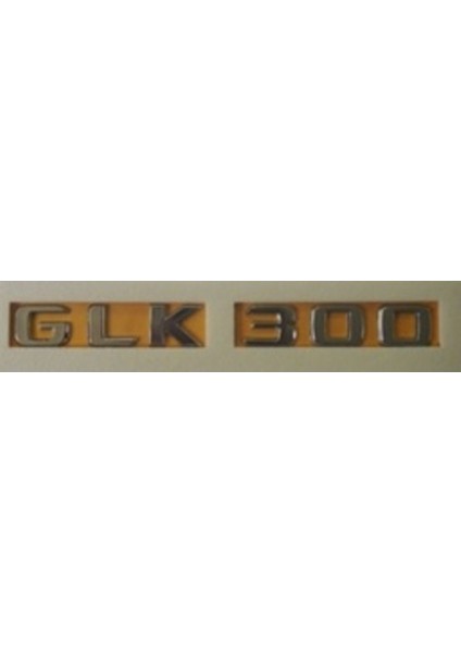 Mercedes Uyumlu Yazı Glk 300 Krom