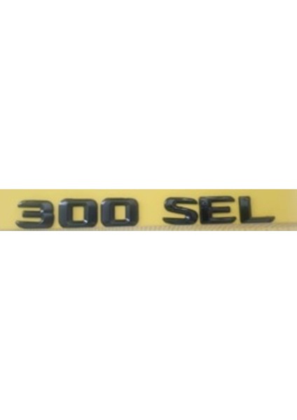Mercedes Uyumlu Yazı 300 Sel Siyah