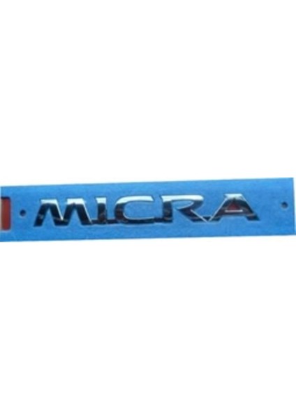 Nissan Uyumlu Micra Yazı Krom Yeni Model