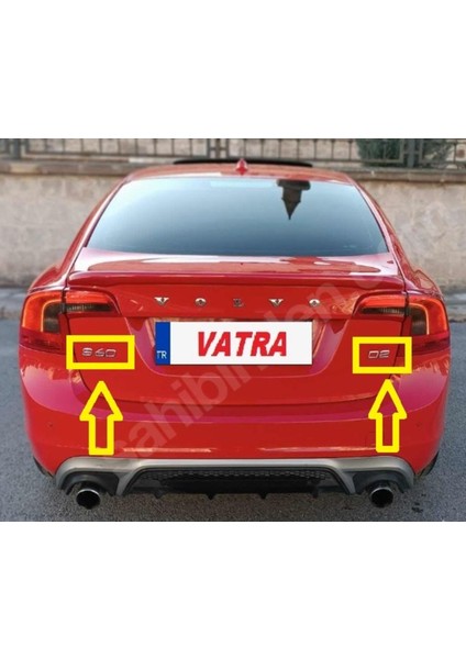 S60 1.6 D R-Desing 2012-2015 Uyumlu S60 ve D2 Bagaj Yazısı Seti