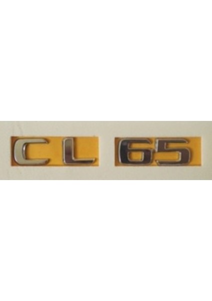 Mercedes Uyumlu Yazı cl 65 Krom