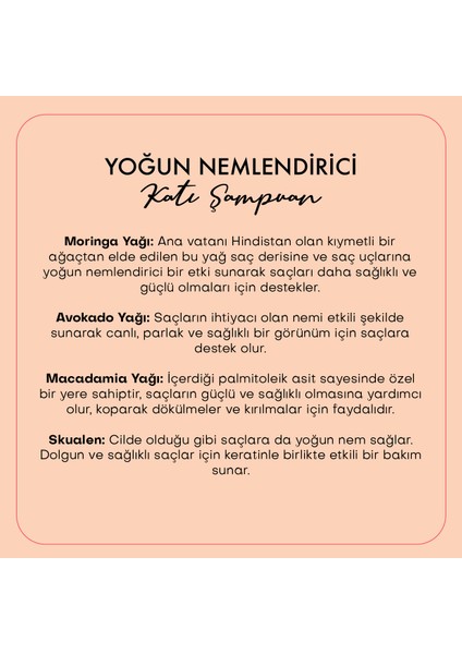 Yoğun Nemlendirici Katı Şampuan / Tüm Saç Tipleri (110 gr) fırsatları