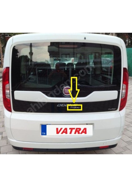 Doblo Combi 1.6 Multijet Maxi Safeline 2017-2023 105 Multijet ve Maxi Krom Bagaj Yazı