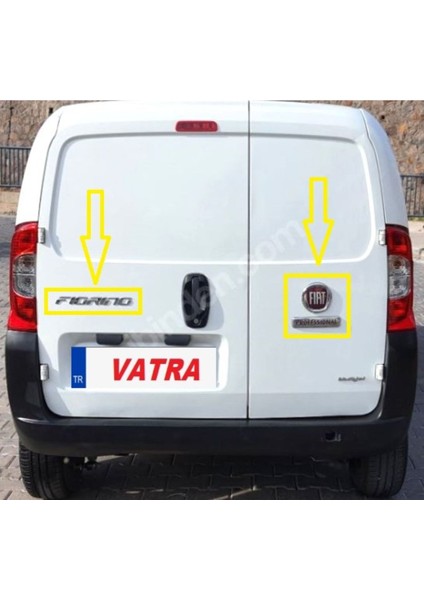 Fiorino Combi 1.3 Multijet 100.YIL Özel Seri 2022-2024 Fıorıno ve Professıonal Krom Bagaj Yazı Arma
