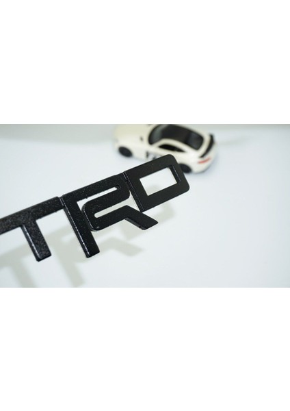 Trd Bagaj Siyah Abs 3m 3D Logo Amblem Toyota Ile Uyumlu