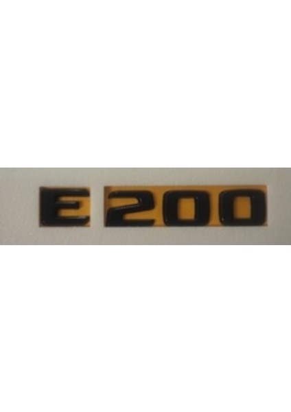 Mercedes Uyumlu Yazı E 200 Siyah