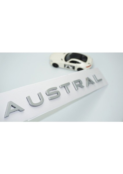 Austral Parlak Gri Abs 3m Bagaj Yazı Logo Renault Ile Uyumlu