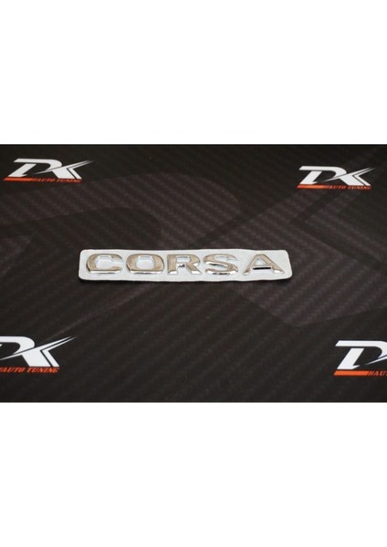 Opel Corsa 3m 3D Krom Abs Logo Amblem