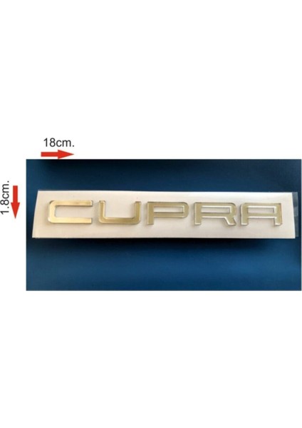 Seat Ibıza Cupra Bagaj Yazısı Lazer Pleksi Kesim