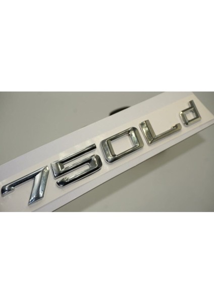 Bmw 750LD Krom Metal 3m 3D Bagaj Logo Yazı Ürün