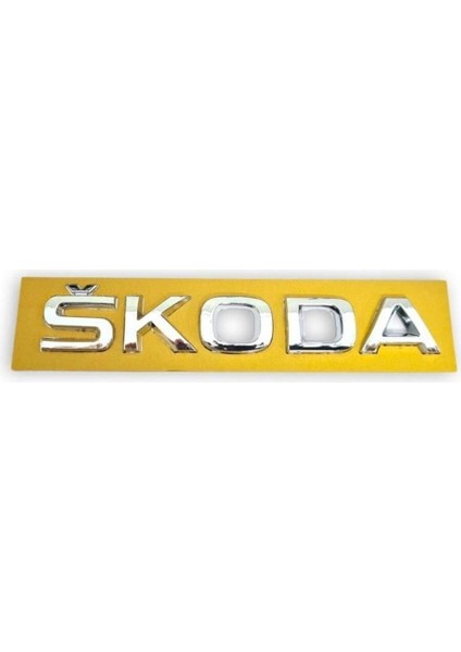 Skoda Karoq 2018-2020 Arka Bagaj Kapağı Skoda Marka Yazısı 5JA853687
