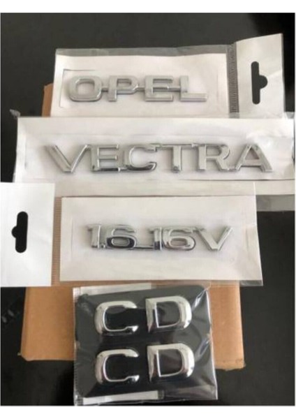 Vectra 1.6 16V CD Yazı-Bagaj Yazısı-Takım Fiyatıdır--Vectra B Kasa Uyumlu