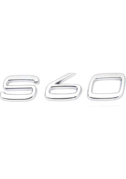 Volvo S60 Yazı Bagaj Yazısı Logo Amblem