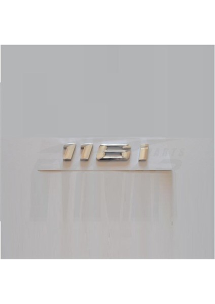 Bmw 116I E87 Arka Bagaj Yazısı Krom