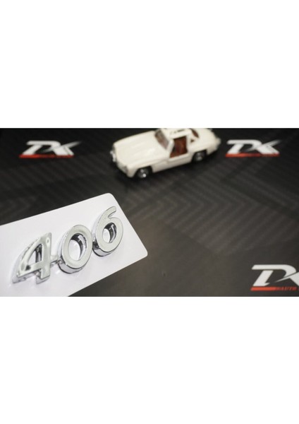 Peugeot 406 Bagaj 3m 3D Krom Abs Logo Amblem