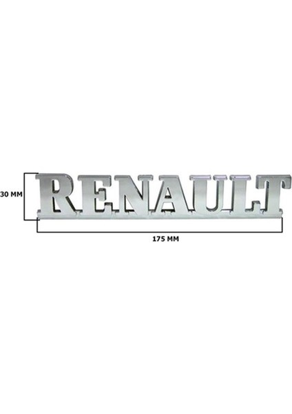 Megane - R 9 Broadway Clio Kangoo Arka Yazı Renault 770817027