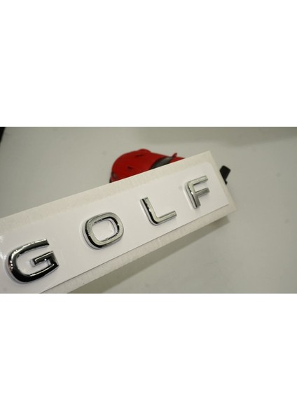 Volkswagen Golf7 Bagaj 3m 3D Yeni Nesil Krom Abs Yazı Logo Amblem Uyumlu