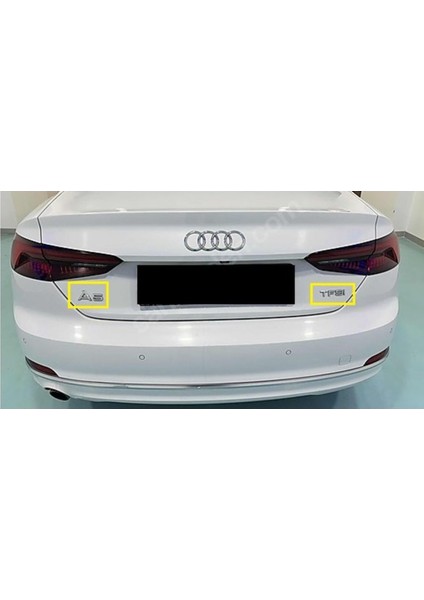 Audi Uyumlu A5 ve 1.4 Tfsı Sport Bagaj Yazısı Seti 2'li Paket 3m 3D Abs