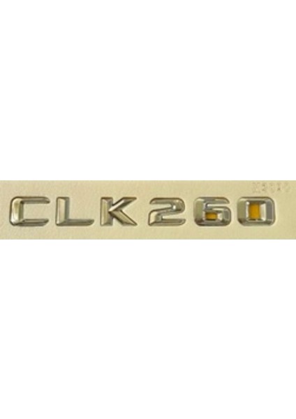 Mercedes Uyumlu Yazı Clk 260 Krom