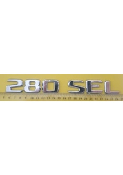 Mercedes Uyumlu Yazı 280 Sel Krom