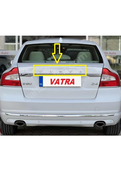 S80 2.0 D Advance 2011-2016 Uyumlu D4 ve S80 Bagaj Yazısı Seti