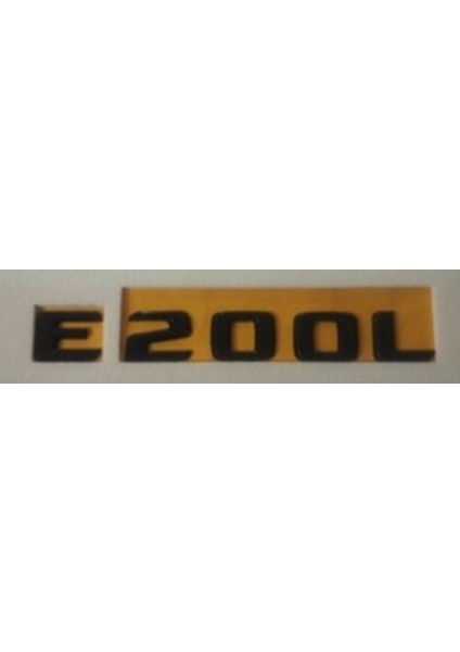 Mercedes Uyumlu Yazı E 200L Siyah