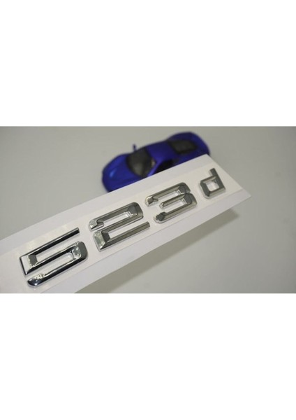 Bmw 523D Uyumlu Bagaj Krom Metal 3m 3D Yazı Logo