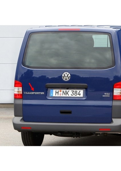 Transporter T5 2004-2010 Arka Bagaj Kapağı Yazısı 7H0853687