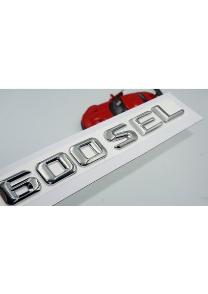 600 Sel Bagaj Krom Metal 3m 3D Yazı Logo