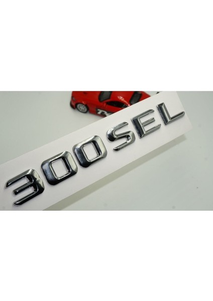 Benz 300 Sel Bagaj Krom Metal 3m 3D Yazı Logo Uyumlu