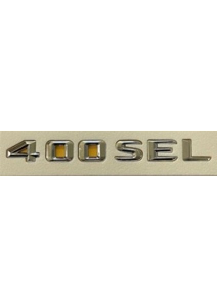 Mercedes Uyumlu Yazı 400 Sel Krom
