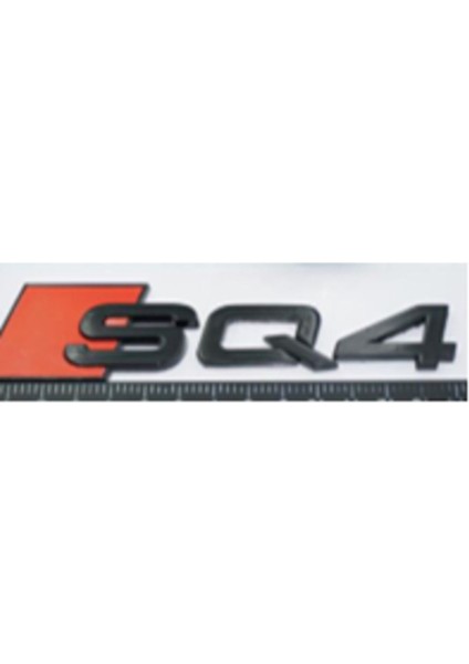 S Q4 Siyah Bagaj Yazısı 3A 3D 3ABS