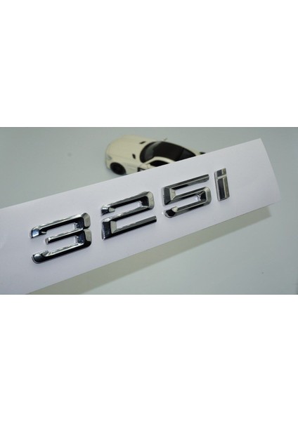 325I Bagaj Krom Metal 3m 3D Yazı Logo Bmw Ile Uyumlu